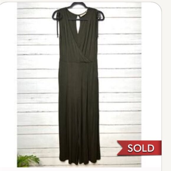 Anthropologie Moulinette Soeurs Hunter Green Alisande Jumpsuit Small‌‌ - Picture 14 of 14
